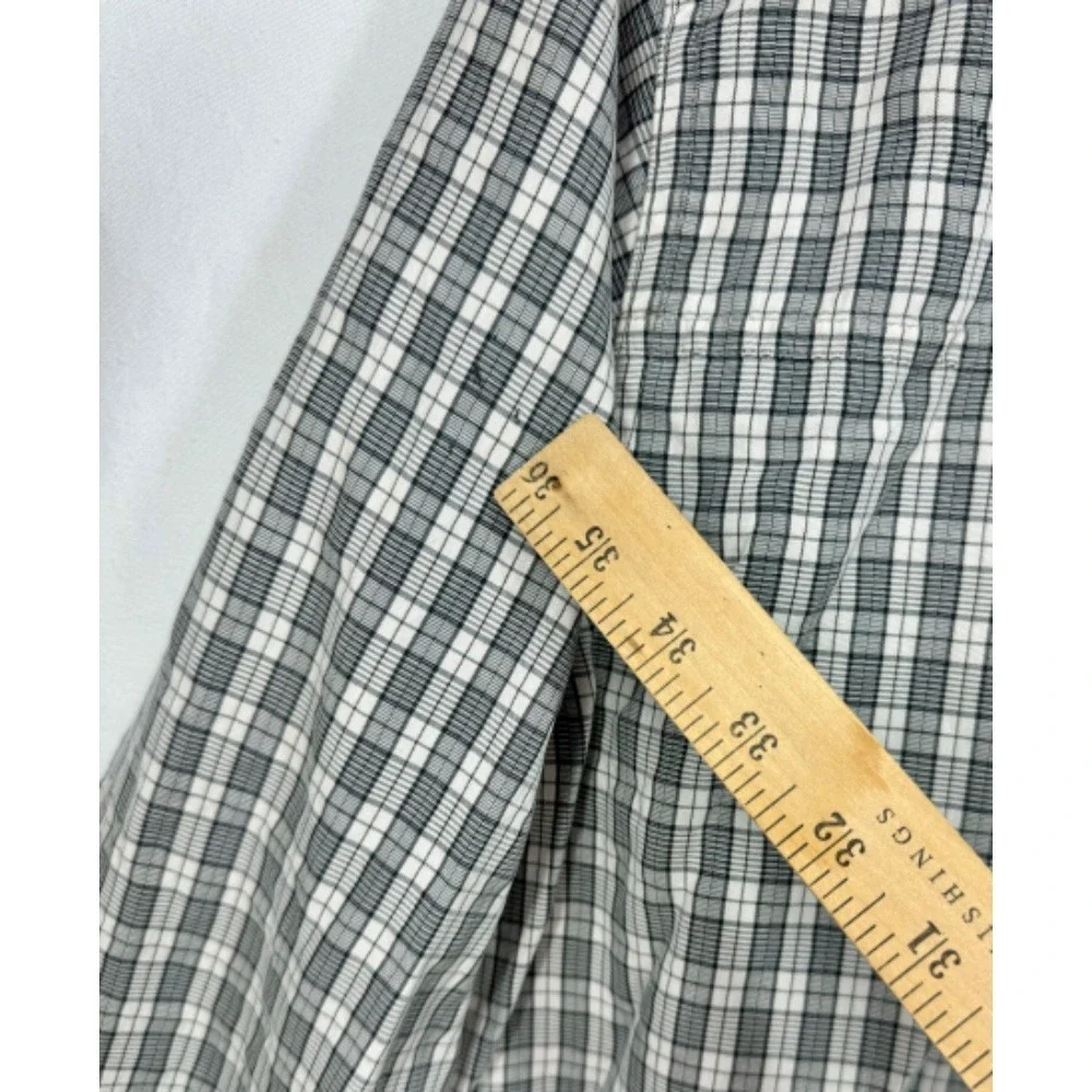 The North Face Plaid Button‎ Up Shirt Long Sleeve Vented Back Size Medium